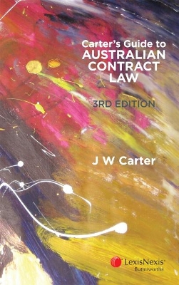 Carter's Guide to Australian Contract Law book