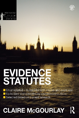 Evidence Statutes 2012-2013 book