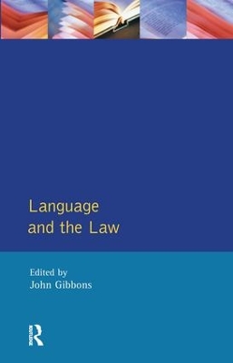 Language and the Law book