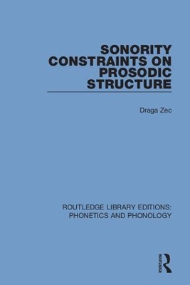 Sonority Constraints on Prosodic Structure book