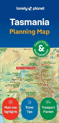 Lonely Planet Tasmania Planning Map book