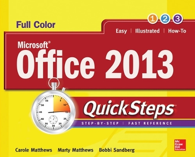 Microsoft (R) Office 2013 QuickSteps book