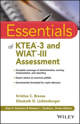 Essentials of KTEA-3 and WIAT-III Assessment book