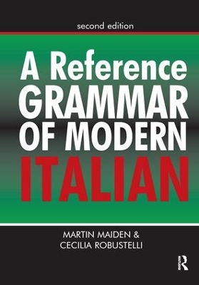 A A Reference Grammar of Modern Italian by Professor Martin Maiden