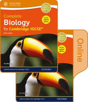 Complete Biology for Cambridge IGCSE (R) Print and Online Student Book Pack: Third Edition book