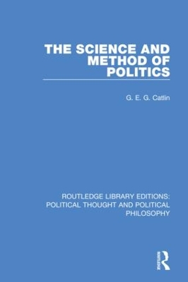 The Science and Method of Politics book