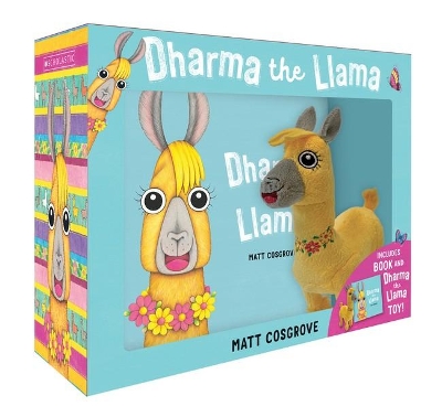 Dharma the Llama Mini Boxed Set with Plush by Matt Cosgrove