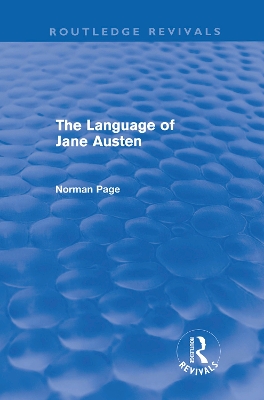 The Language of Jane Austen by Norman Page