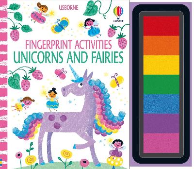 Fingerprint Activities Unicorns and Fairies book