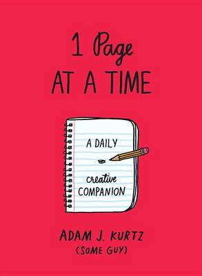 1 Page at a Time (Red) by Adam J. Kurtz