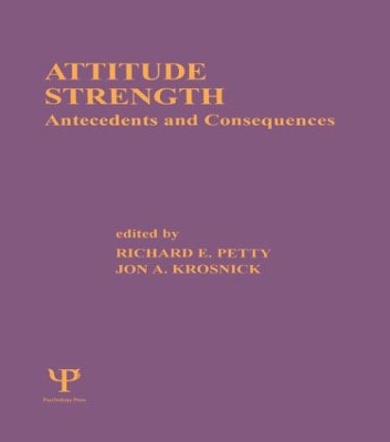 Attitude Strength by Richard E. Petty