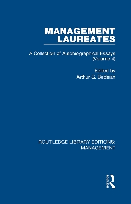 Management Laureates by Arthur G. Bedeian