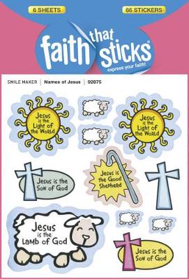 Names Of Jesus - Faith That Sticks Stickers book