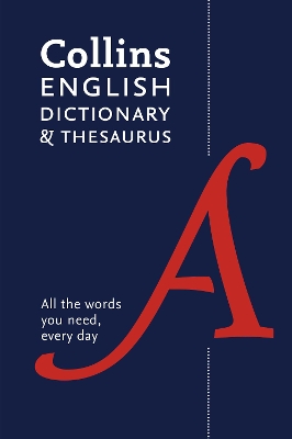 Collins English Dictionary and Thesaurus Paperback edition by Collins Dictionaries