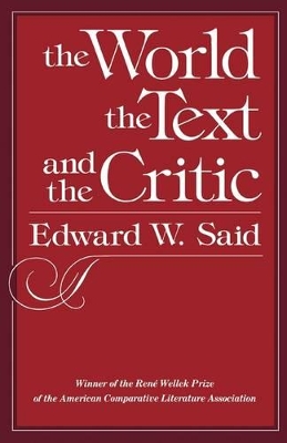 World the Text & the Critic book