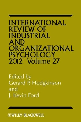 International Review of Industrial and Organizational Psychology 2012 book