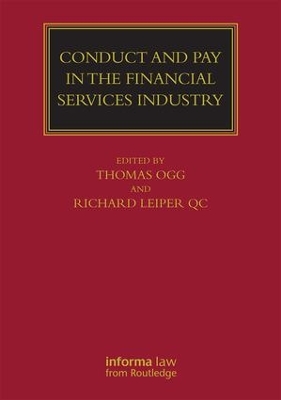 Conduct and Pay in the Financial Services Industry: The regulation of individuals book