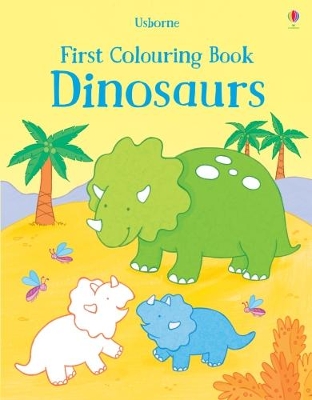 First Colouring Book Dinosaurs book