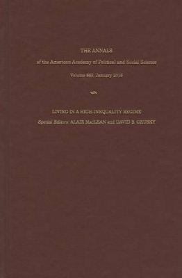 The Annals of the American Academy of Political and Social Science by David B Grusky