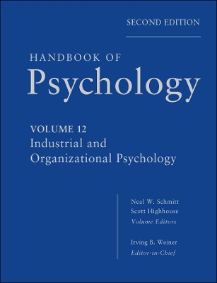 Handbook of Psychology by Irving B. Weiner