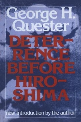 Deterrence Before Hiroshima book