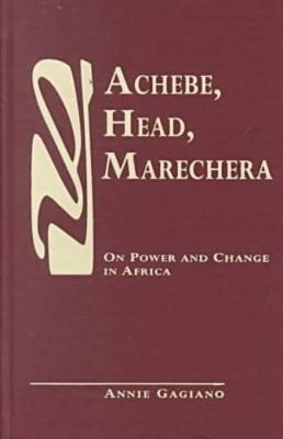 Achebe, Head, Marechera book