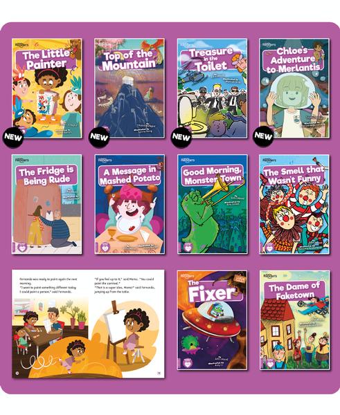 BookLife Decodable Readers Level 8 Purple Set of 10 book