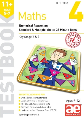 11+ Maths Year 5-7 Testbook 4: Numerical Reasoning Standard & Multiple-Choice 35 Minute Tests book