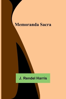 Memoranda Sacra book