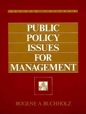 Public Policy Issues For Management book