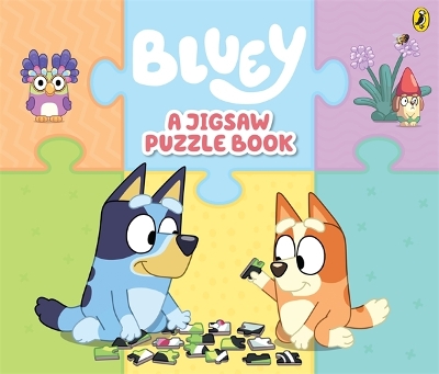 Bluey: A Jigsaw Puzzle Book: Includes 4 Double-sided Puzzles book