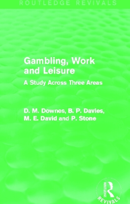 Gambling, Work and Leisure book