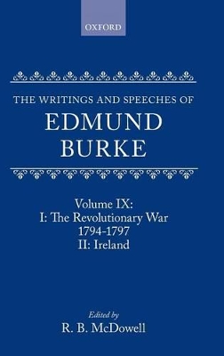 The Writings and Speeches of Edmund Burke book