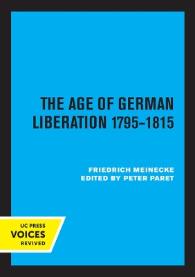 The Age of German Liberation 1795-1815 book