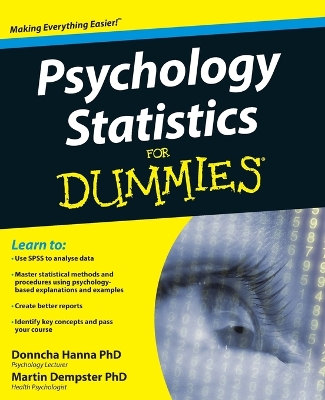 Psychology Statistics For Dummies by Donncha Hanna