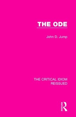 Ode by John D. Jump