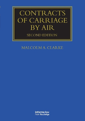 Contracts of Carriage by Air book