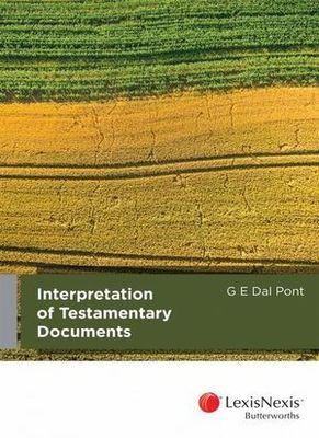 Interpretation of Testamentary Documents book