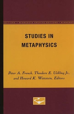 Studies in Metaphysics book