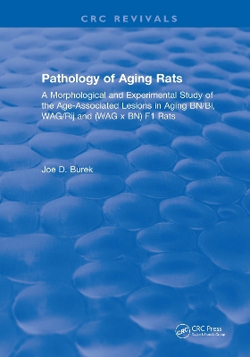 Pathology Of Aging Rats by Burek