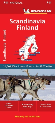 Scandinavia & Finland - Michelin National Map 711: Map by Michelin