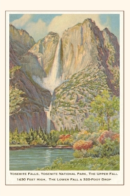 The Vintage Journal Yosemite Falls, California by Found Image Press