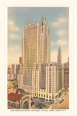 Vintage Journal Waldorf Astoria Hotel, New York City by Found Image Press