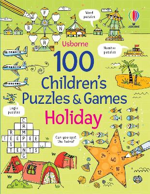 100 Children's Puzzles and Games: Holiday book