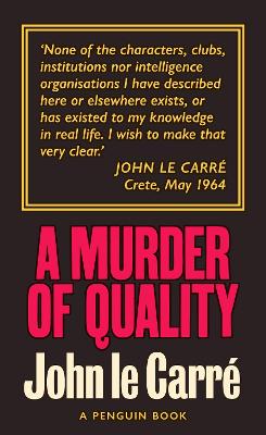 A Murder of Quality: The Smiley Collection book