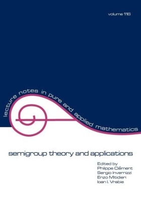 Semigroup Theory and Applications book