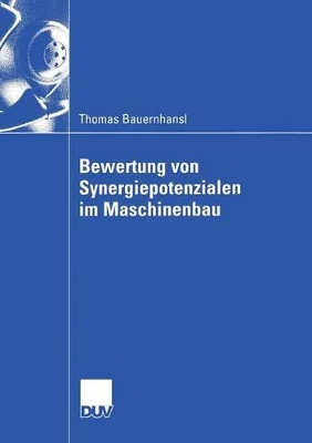 Bewertung von Synergiepotenzialen im Maschinenbau book