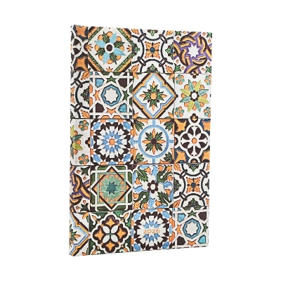 2026 Porto (Portuguese Tiles) Maxi 12-month Horizontal Hardcover Flexi Dayplanner 2026 (Elastic Band Closure) book