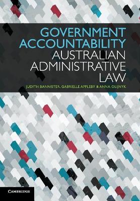 Government Accountability by Judith Bannister