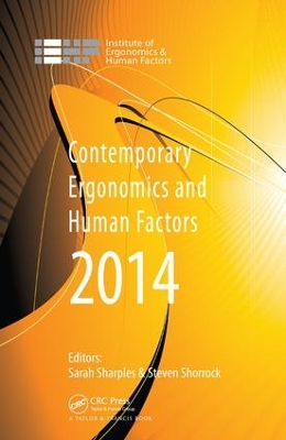 Contemporary Ergonomics and Human Factors 2014 book